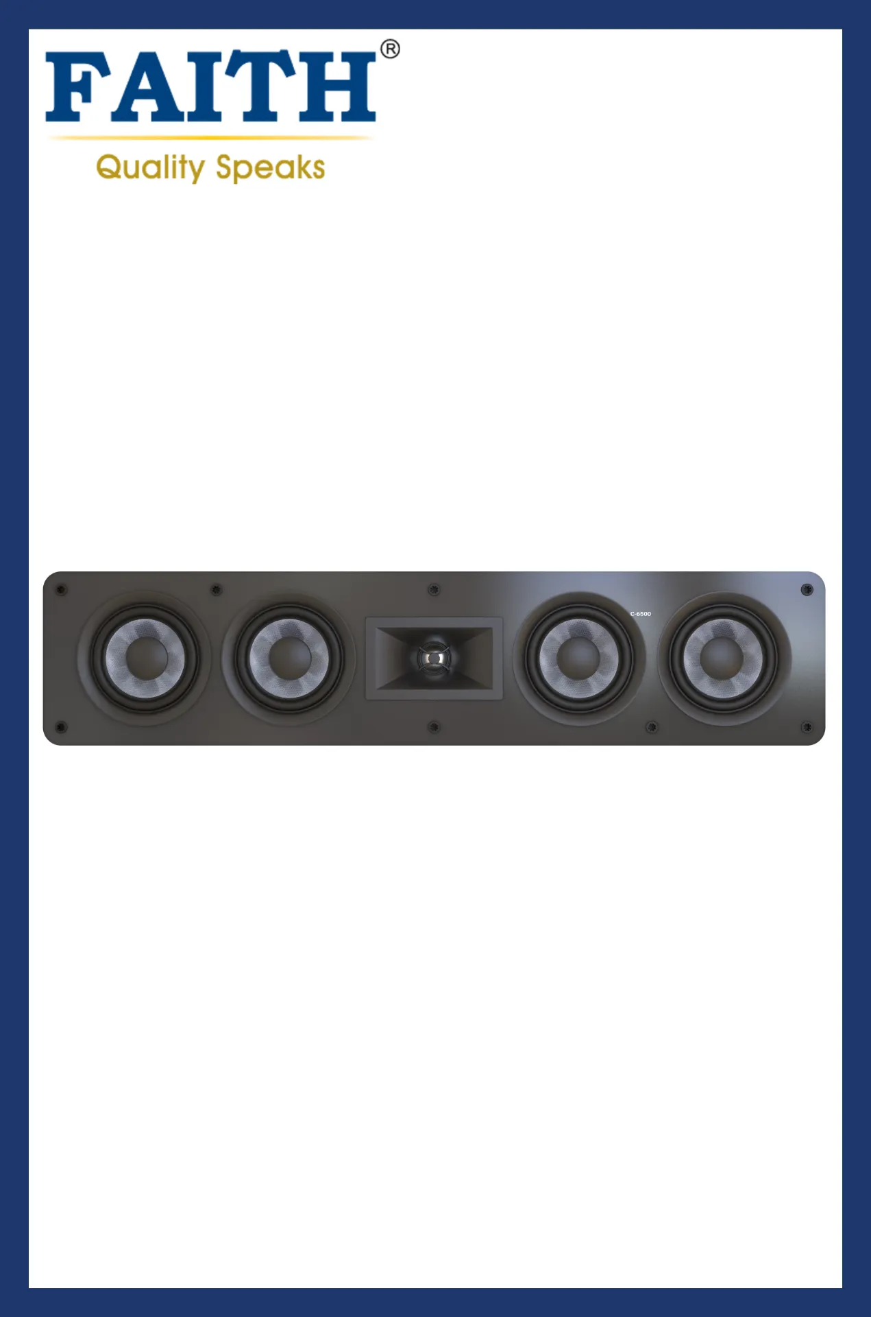 C-8000 FAITH CENTER SPEAKER