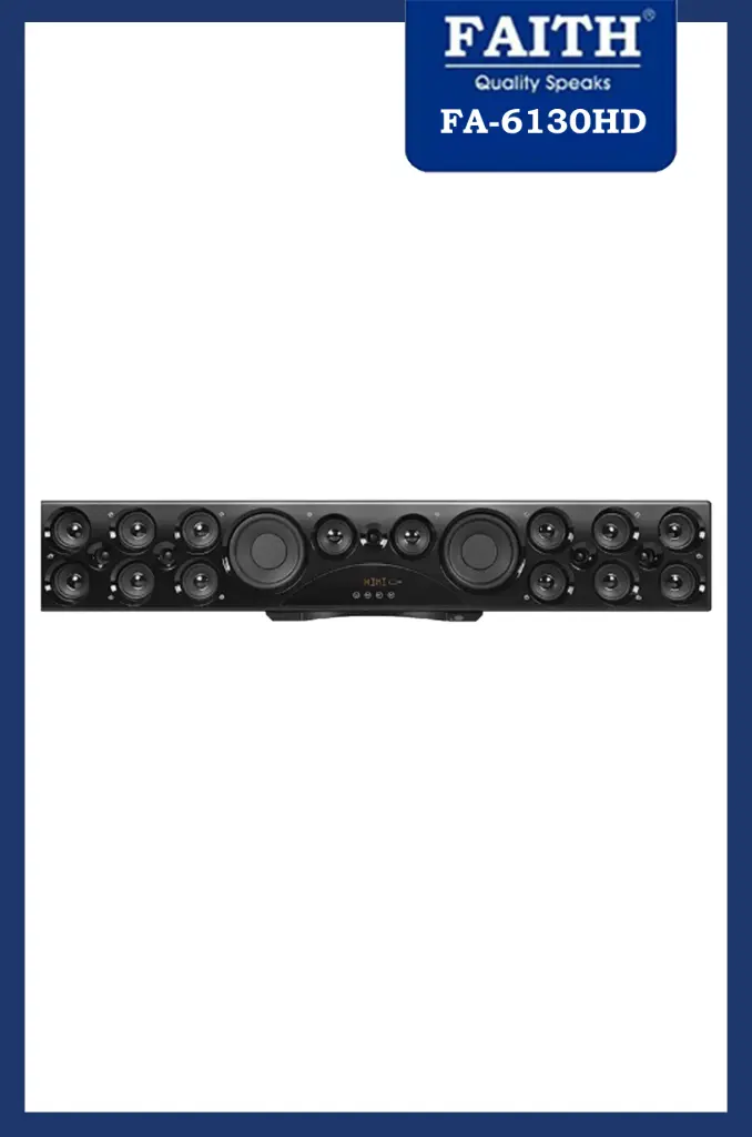 FAITH FA-6130HD 7.1ch surround sound wireless wooden Home Theater sound bar