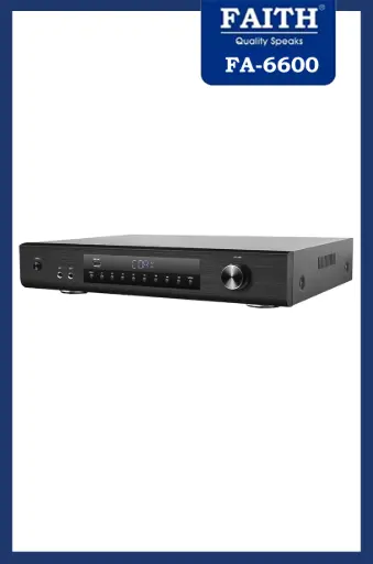 FAITH FA-6600 ( 6 ZONE 12 CHANNEL AMPLIFIER ) 600 WATTS @ Ohms