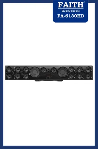 FAITH FA-6130HD 7.1ch surround sound wireless wooden Home Theater sound bar